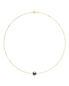 Collier en Vermeil Perle de Culture de Tahiti Ronde 8-9 mm