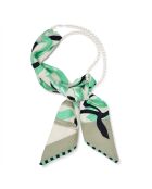 Collier en Perle et Foulard vert