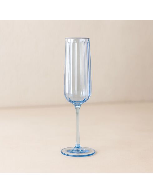 4 Flutes Riviera
24Cl En Verre Bleu