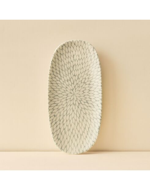 6 Assiettes Ovales
Jasmin 19X10.5Cm En
Porcelaine Blanc