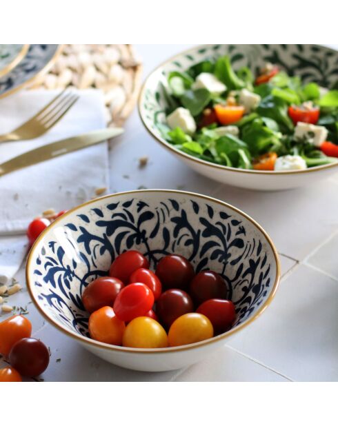 6 Coupelles Héraclée
500Ml En Grès Décor
Bleu