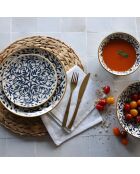 6 Coupelles Héraclée
500Ml En Grès Décor
Bleu