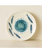 6 Assiettes Plates
Sardine 27Cm En Faience