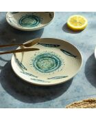 6 Assiettes Plates
Sardine 27Cm En Faience