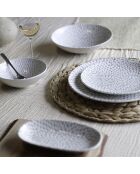 6 Assiettes Plates
Jasmin 27Cm En
Porcelaine Blanc