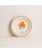 6 Assiettes À
Dessert Tropique 18Cm En
Grès