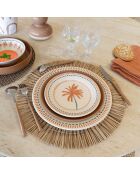 6 Assiettes À
Dessert Tropique 18Cm En
Grès