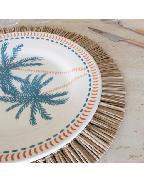 6 Assiettes Plates
Tropique 26Cm En Grès