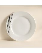 6 Assiettes Plates
Carbone 27Cm En
Porcelaine Blanc