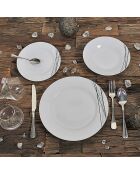 6 Assiettes Plates
Carbone 27Cm En
Porcelaine Blanc