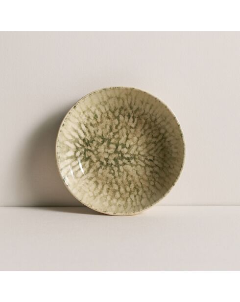 6 Coupelles Jade
600Ml En Grès Beige
Et Vert