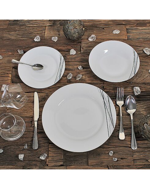 6 Assiettes À Dessert
Carbone 19Cm En
Porcelaine