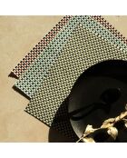 6 Sets De Table
Tissé 45X30Cm En
Pvc Rouge