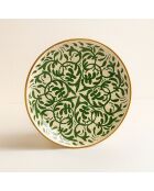 6 Assiettes Plates
Héraclée 27Cm En Grès
Décor Vert