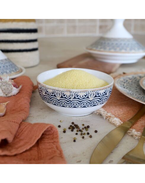 6 Coupelles Byzance
12Cm En Porcelaine