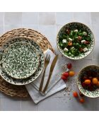 6 Assiettes Desserts
Héraclée 19Cm En Grès
Décor Vert