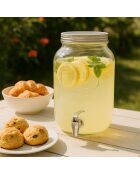 Glazen fontein
8 liter