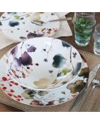 6 Assiettes Calottes
Aquarelle 21Cm En
Porcelaine