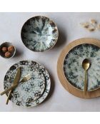 6 Assiettes Plates
Maka 27Cm En Porcelaine