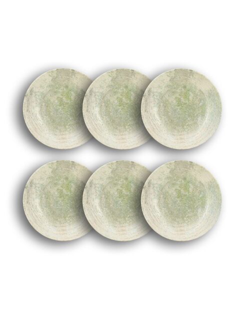 6 Assiettes Creuses
Nature 23Cm En
Porcelaine
