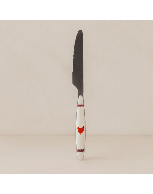 6 Couteaux De Table
Gallina 23Cm En Acier
Inoxydable