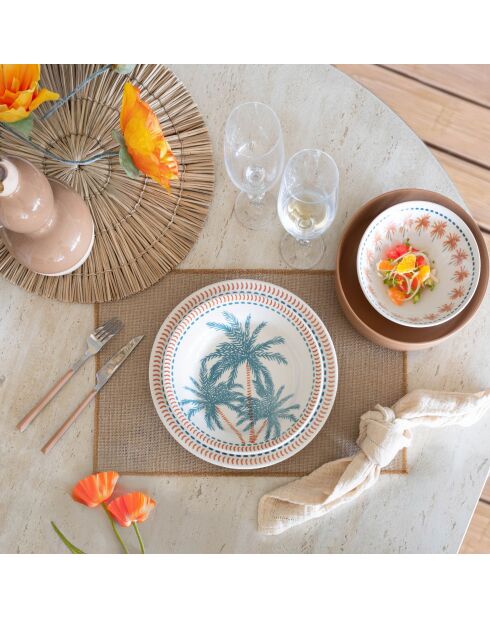 6 Assiettes Creuses
Tropique 21.5Cm En Grès