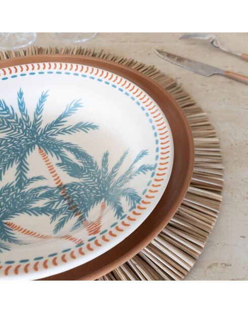 6 Assiettes Creuses
Tropique 21.5Cm En Grès