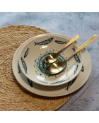 6 soepborden
Sardine 21,5 cm in
Aardewerk