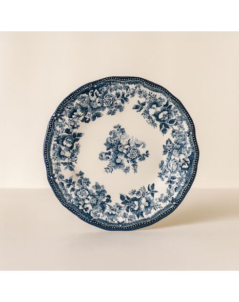 6 Speiseteller
Faustine 26 cm
Aus blauem Porzellan