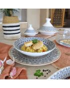 6 Assiettes Calottes
Byzance 21Cm En
Porcelaine