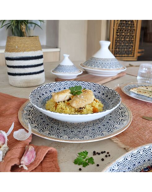 6 Assiettes Calottes
Byzance 21Cm En
Porcelaine