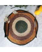 6 Sets De Table Luna
Rond 38Cm En Jonc De Mer
Naturel Et Terracotta