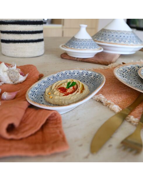 6 Assiettes Ovales
Byzance 18.5X10.5Cm En
Porcelaine