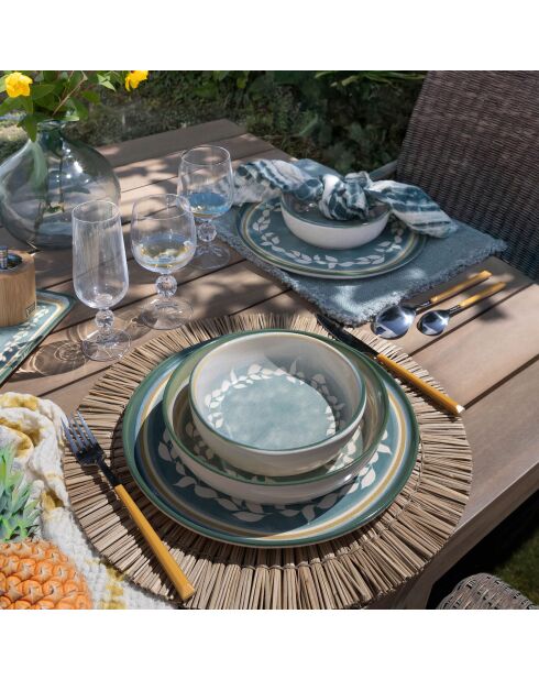 6 Coupelles Capria
16Cm En Faience Vert