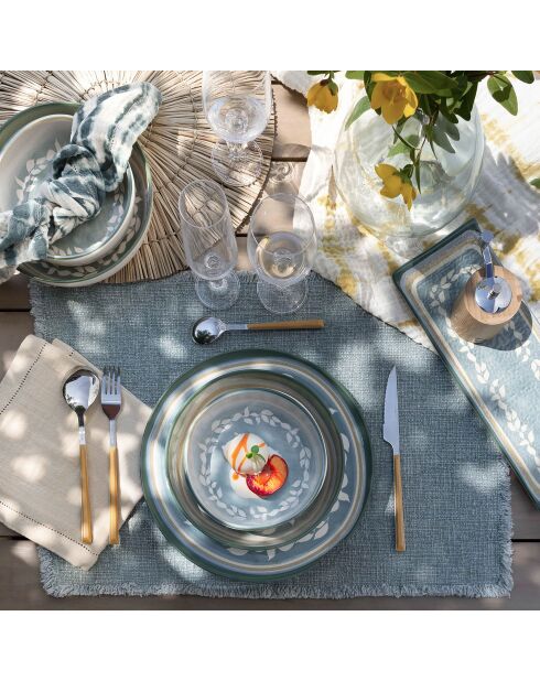 6 Coupelles Capria
16Cm En Faience Vert