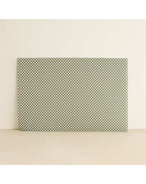 6 Sets De Table
Tissé 45X30Cm En
Pvc Vert