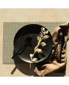 6 Sets De Table
Tissé 45X30Cm En
Pvc Vert