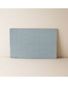 6 Sets De Table
Tissé 45X30Cm En
Pvc Bleu