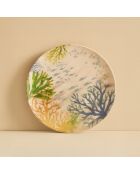 6 Assiettes Plates
Corfou 26Cm En Grès Bleu