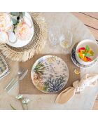 6 Assiettes Plates
Corfou 26Cm En Grès Bleu