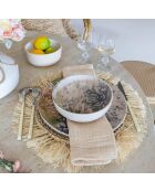 6 Assiettes Plates
Corfou 26Cm En Grès Bleu