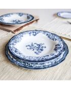 6 Assiettes Desserts
En Porcelaine Bleu
Faustine 20Cm