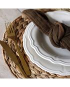 6 Assiettes Creuses
Charlotte 22Cm En Grès
Blanc