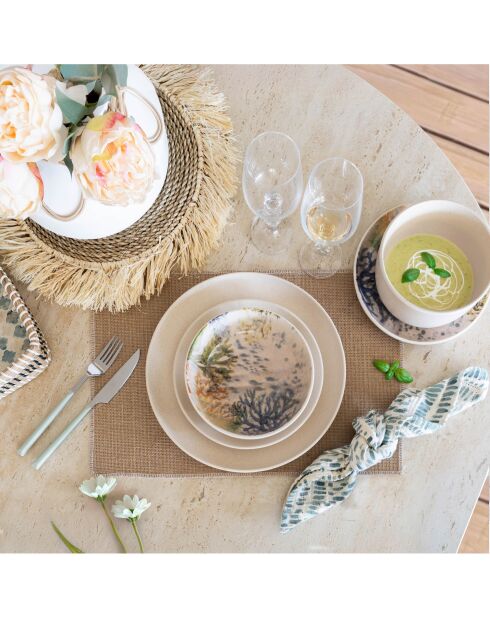 6 Coupelles Corfou
600Ml En Grès Bleu