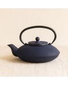 Théière Fuji 0L8En Fonte Bleue