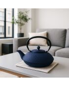 Théière Fuji 0L8En Fonte Bleue