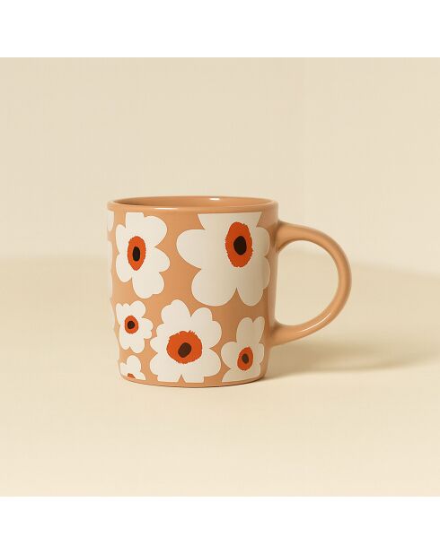 6 Mugs Marguerite
34Cl En Grès Terracotta