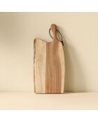 Planche À Découper Wood
En Bois D'Acacia 50X20Cm
Avec Lanière En Cuir