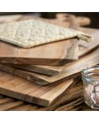 Planche À Découper Wood
En Bois D'Acacia 50X20Cm
Avec Lanière En Cuir