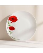 6 Speiseteller
Mohnblume, 27 cm
Porzellan